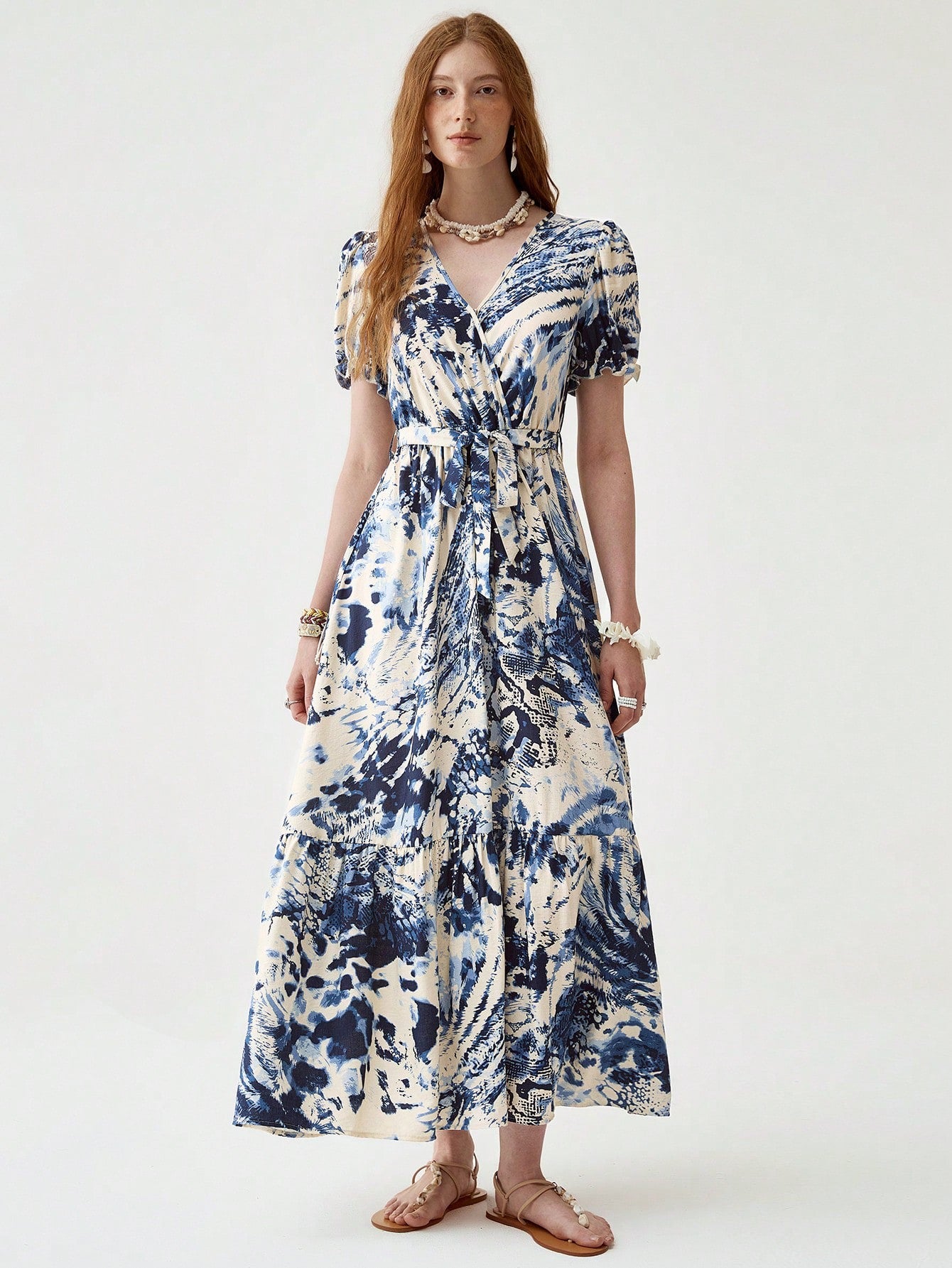 Maxi Dress V Neck